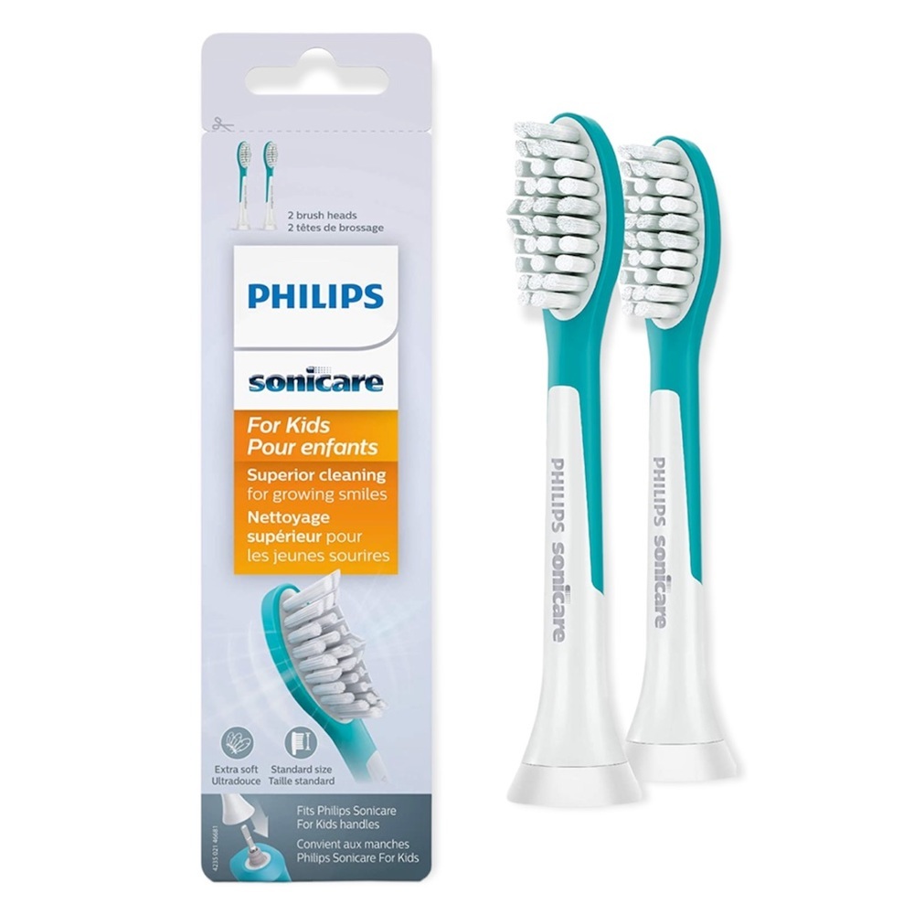Philips Sonicare Replacement Brush Heads for Kids, 2 Pack